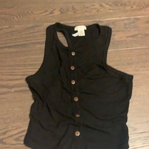 BOZZOLO halter neck button up tank